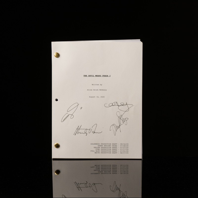 Win a Devil Wears Prada 2 Film Script Signed by the Cast