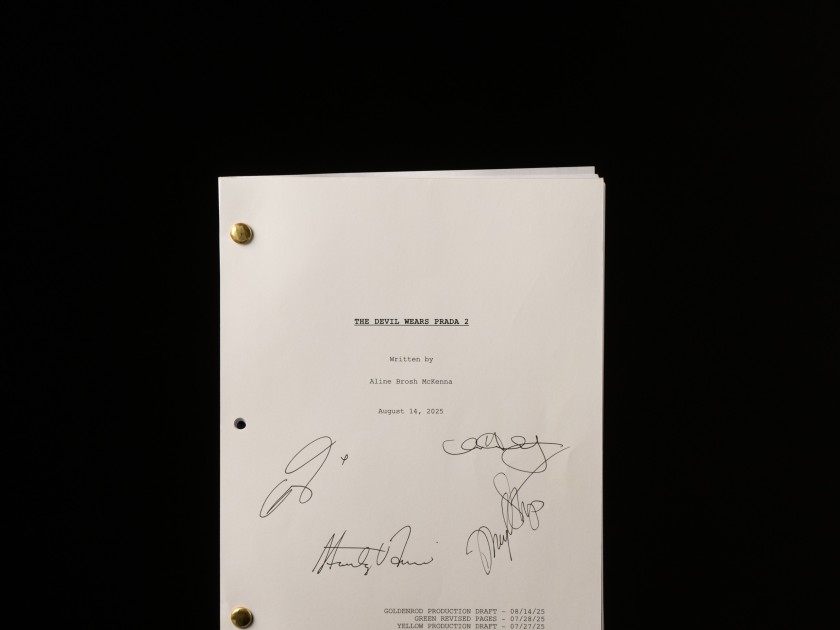 Win a Devil Wears Prada 2 Film Script Signed by the Cast
