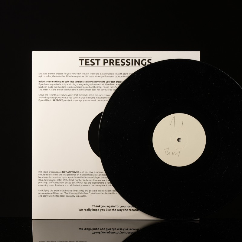 Portishead's Third Vinyl Test Pressing & Signed Note